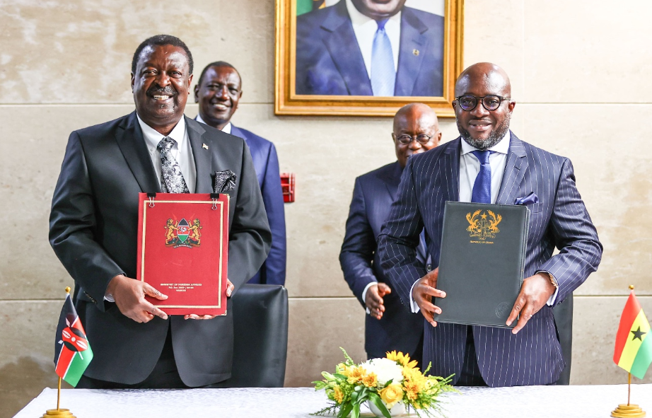 Kenya and Ghana sign seven agreements.